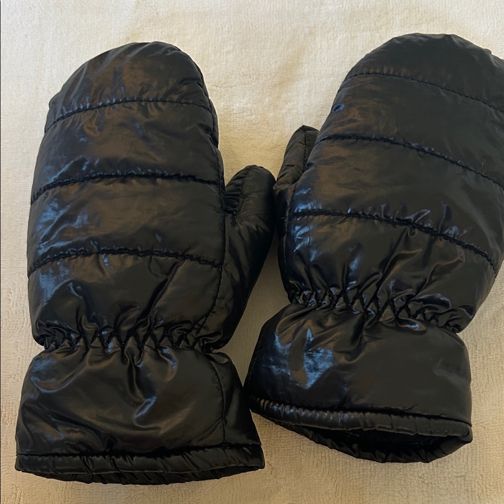 H&M Black Kids Mittens